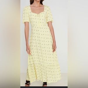 Faithful The Brand- Linnie Midi Dress LA Somita Floral- Size 8 US